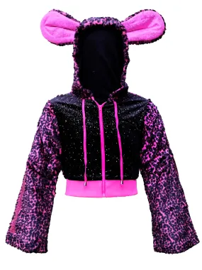 Pink Prankster  | Disco Minx Hoodie | Unisex