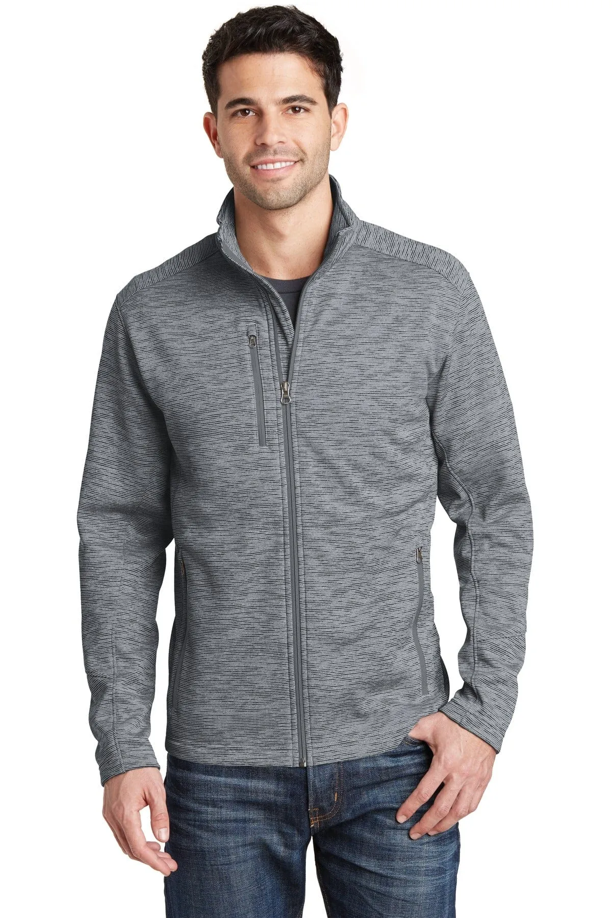 Port Authority®  Digi Stripe Fleece Jacket. F231