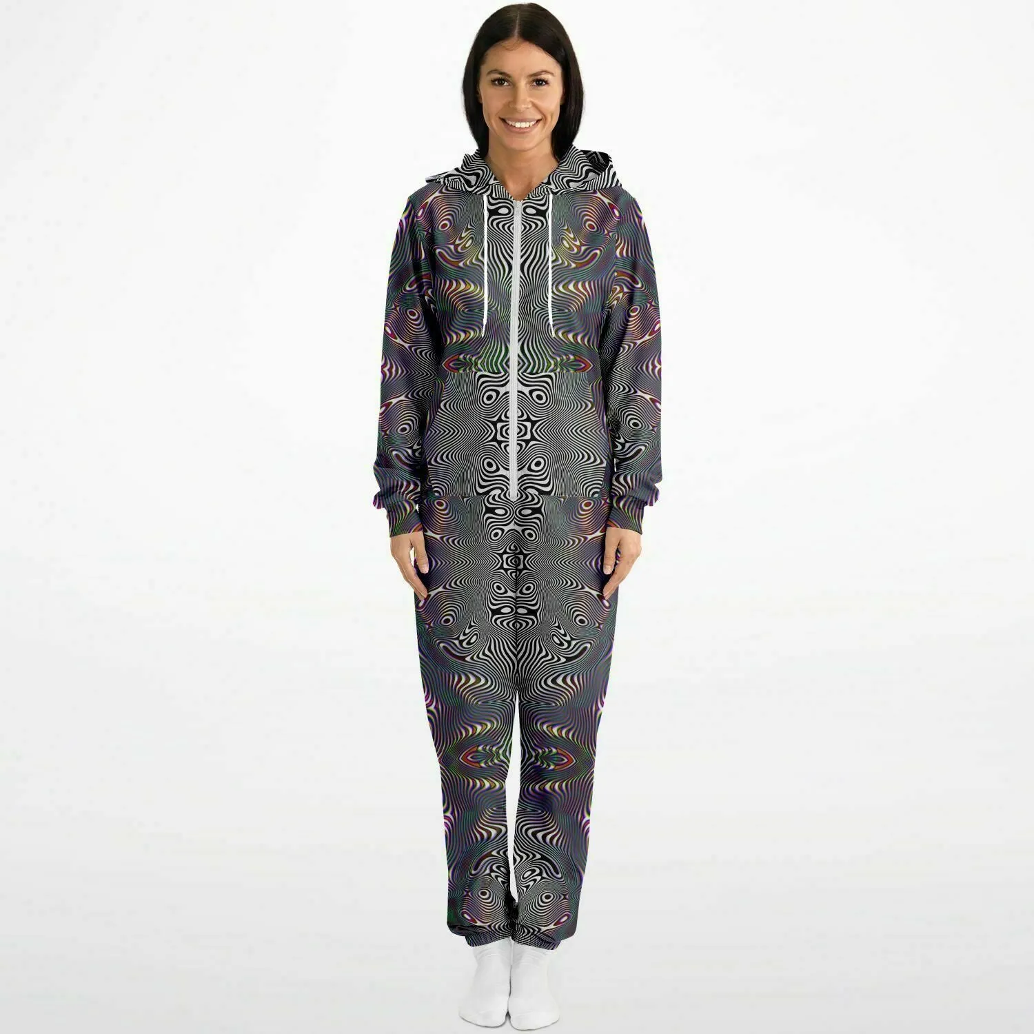 Prismatic Frequency Fashion Jumpsuit