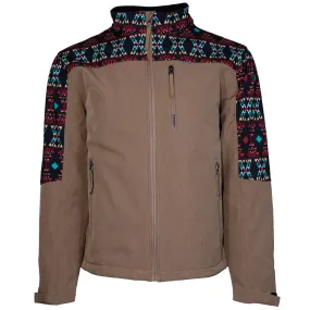 "Hooey Softshell Jacket" Tan/Aztec