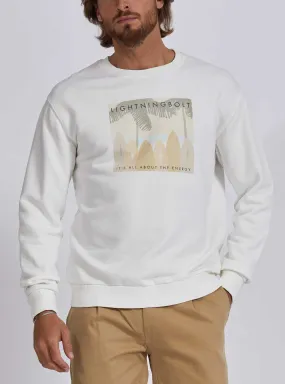 REGULAR SWEATSHIRT WITH FRONT PRINT