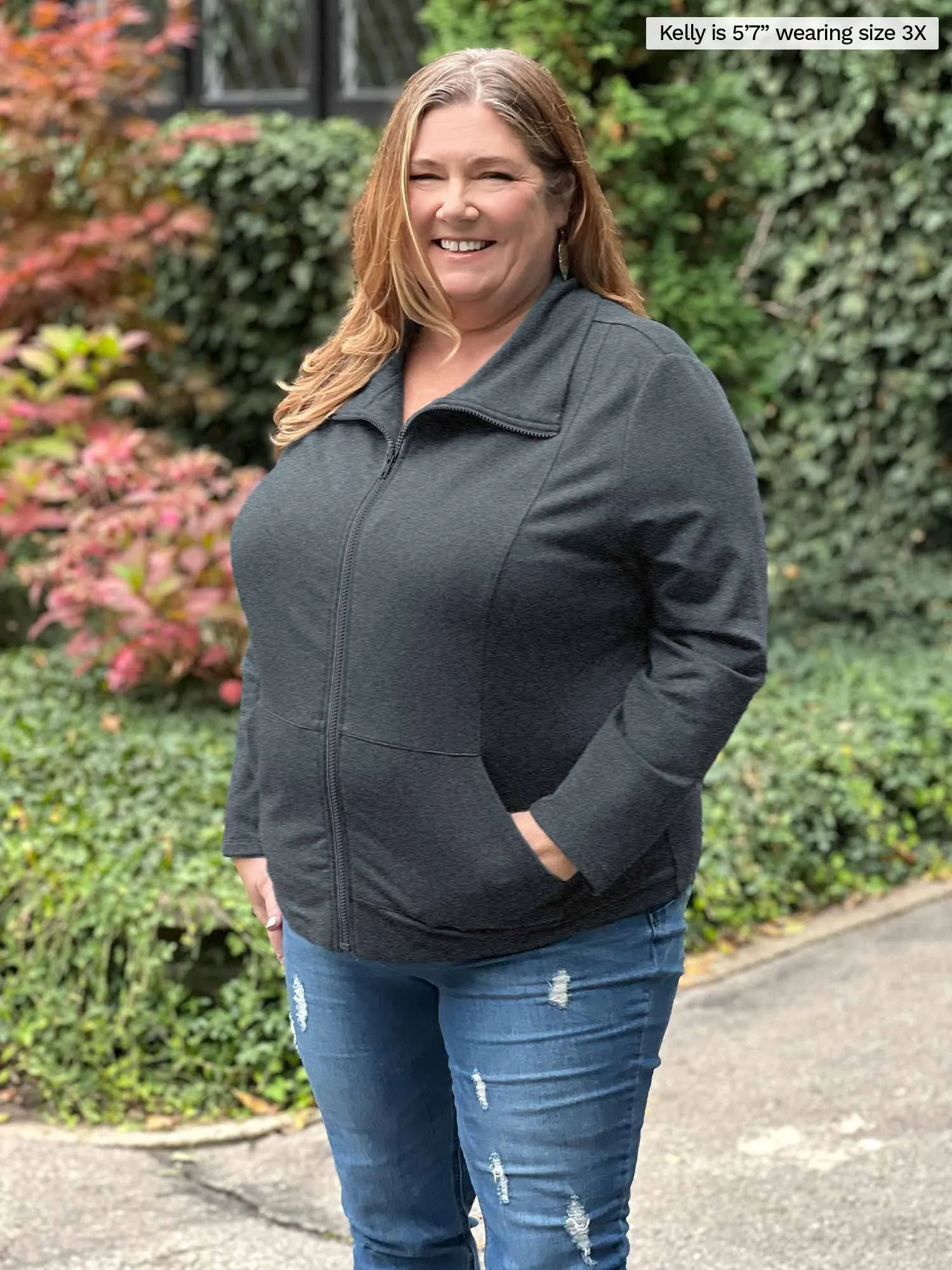 Shaelyn full zip luxe fleece jacket - FINAL SALE