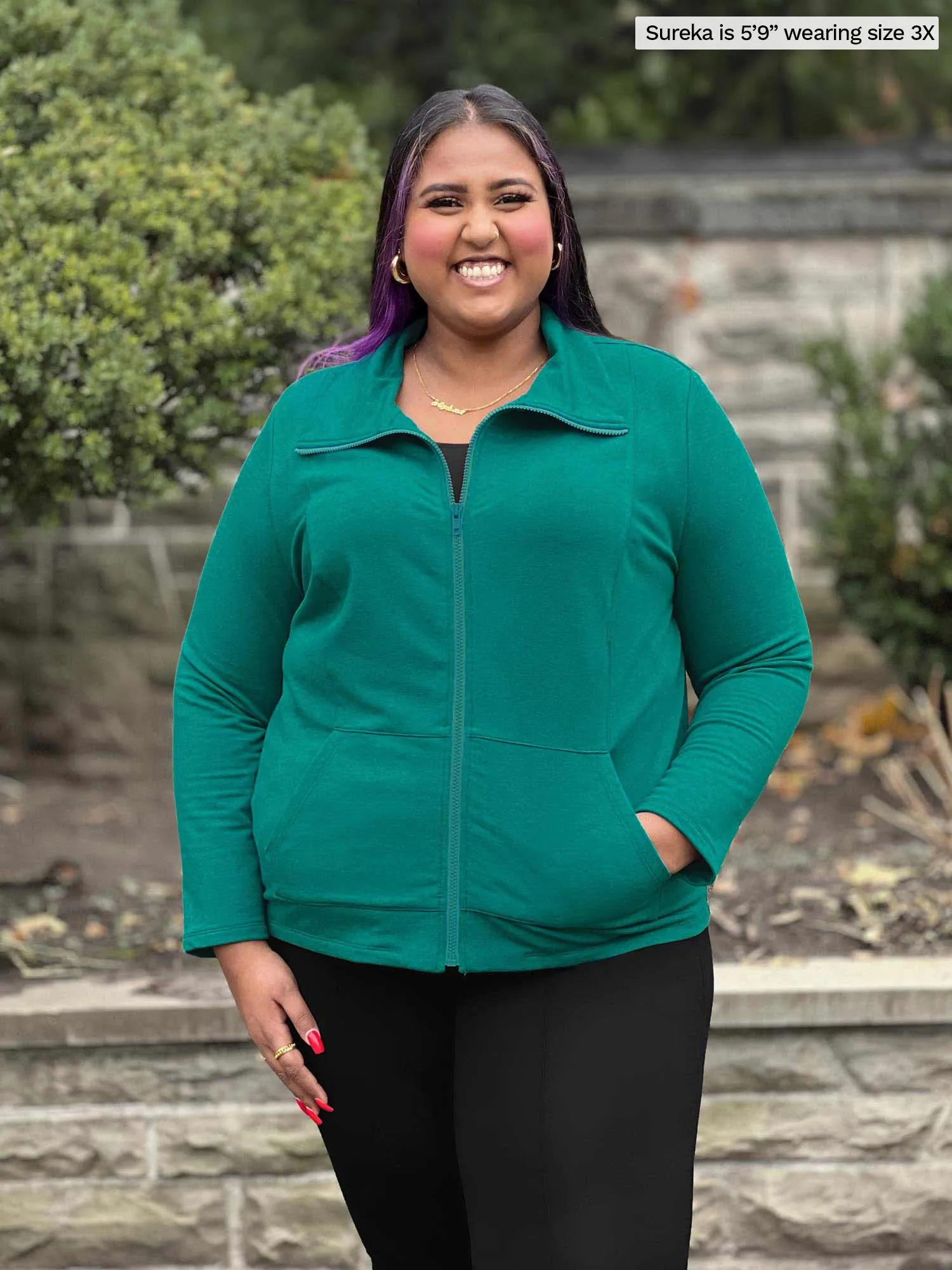 Shaelyn full zip luxe fleece jacket - FINAL SALE