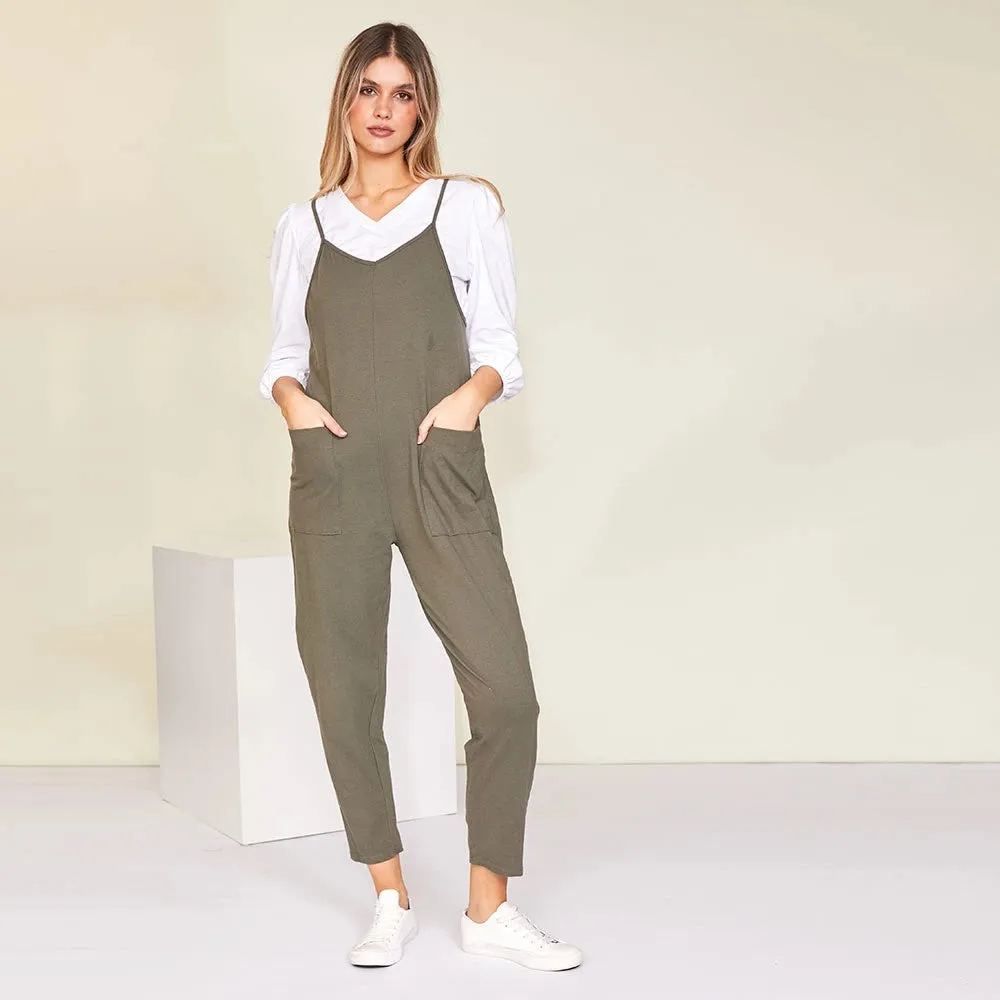 Sophie Jumpsuit (Khaki)