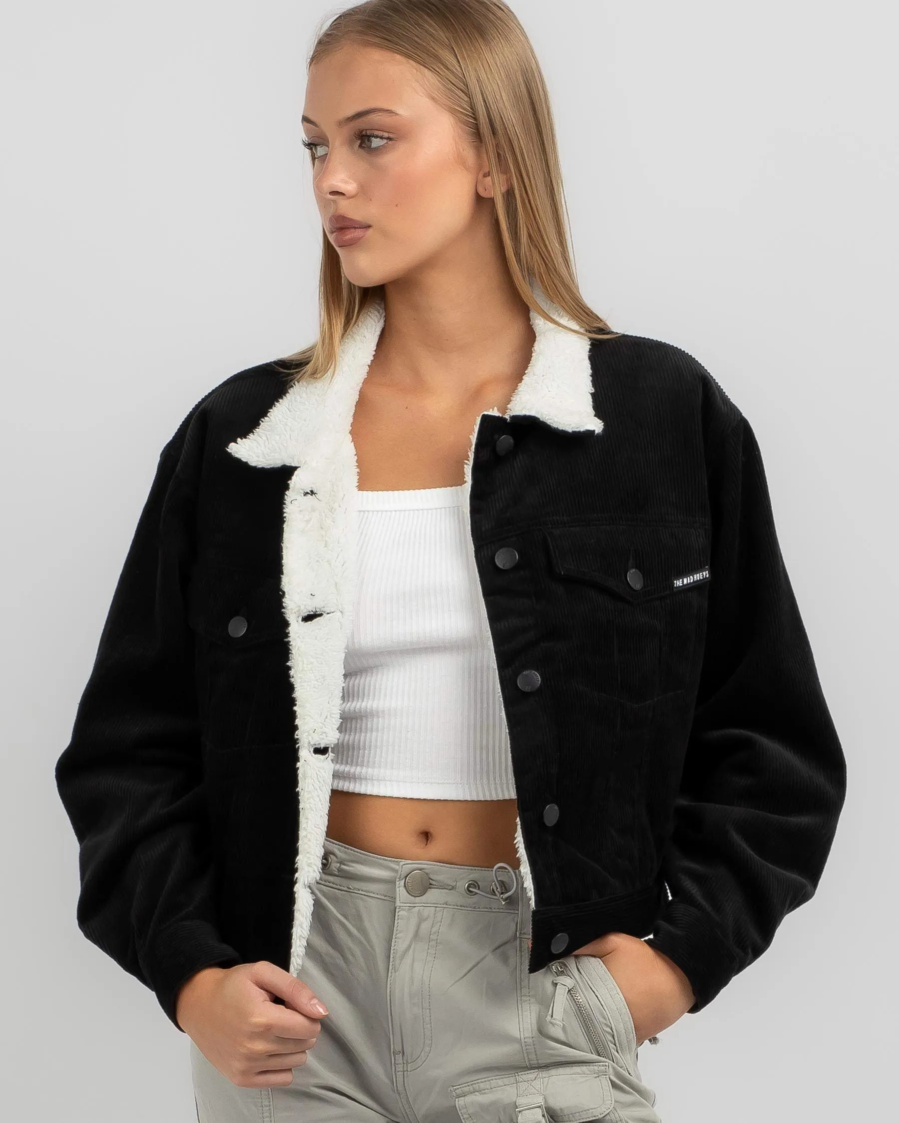 The Mad Hueys Sherpa Crop Jacket