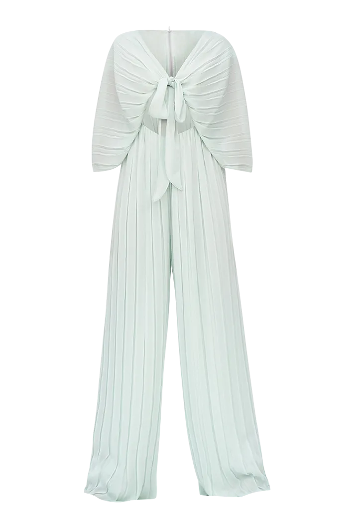 Thero Jumpsuit | Mint Blue