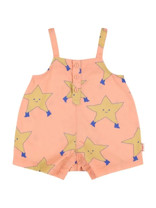 Tiny Cottons   Star print cotton jumpsuit 