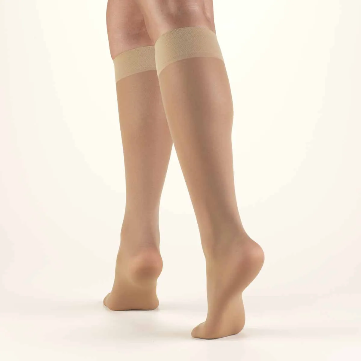 TRUFORM Women's LITES 8-15 mmHg Knee High Support Stockings