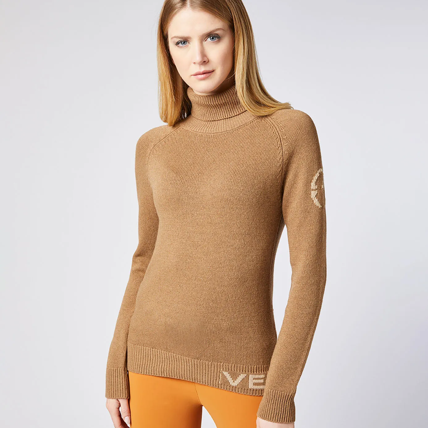 Vestrum Soraga Turtleneck Jumper - Corten/Beige