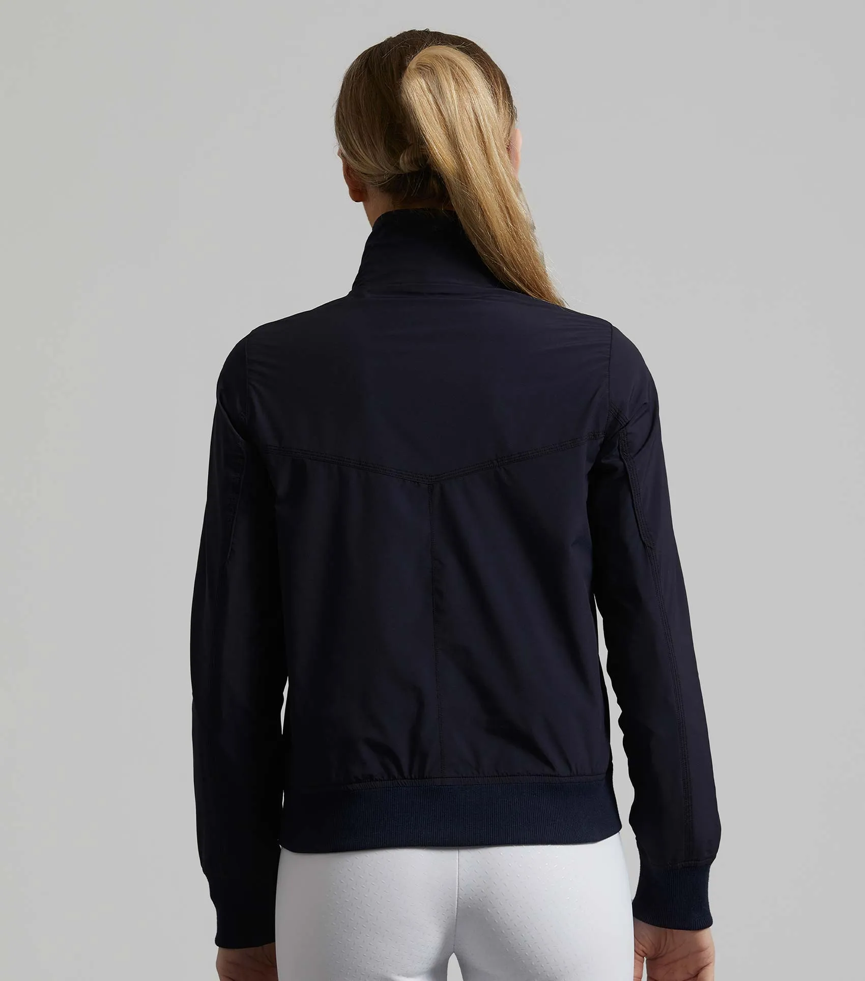 Voltana Ladies Riding Bomber Jacket Navy