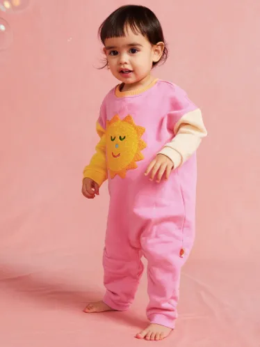 Winter Fun Jumpsuit Pink