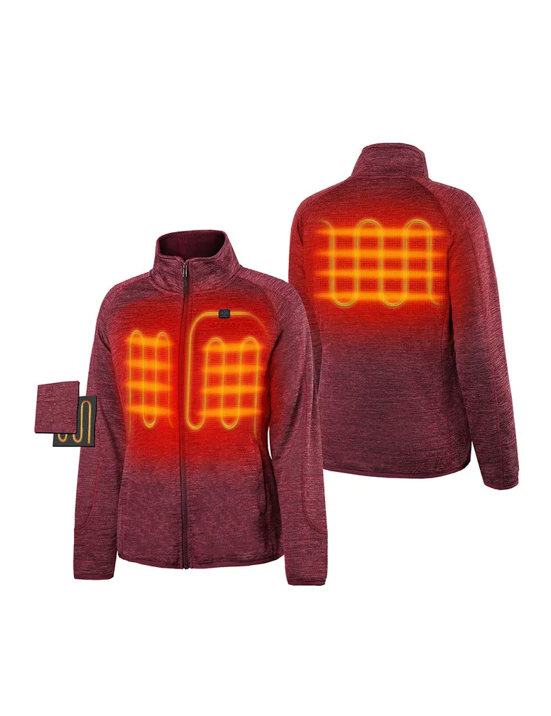 Women's Heated Fleece Jacket - New Colors