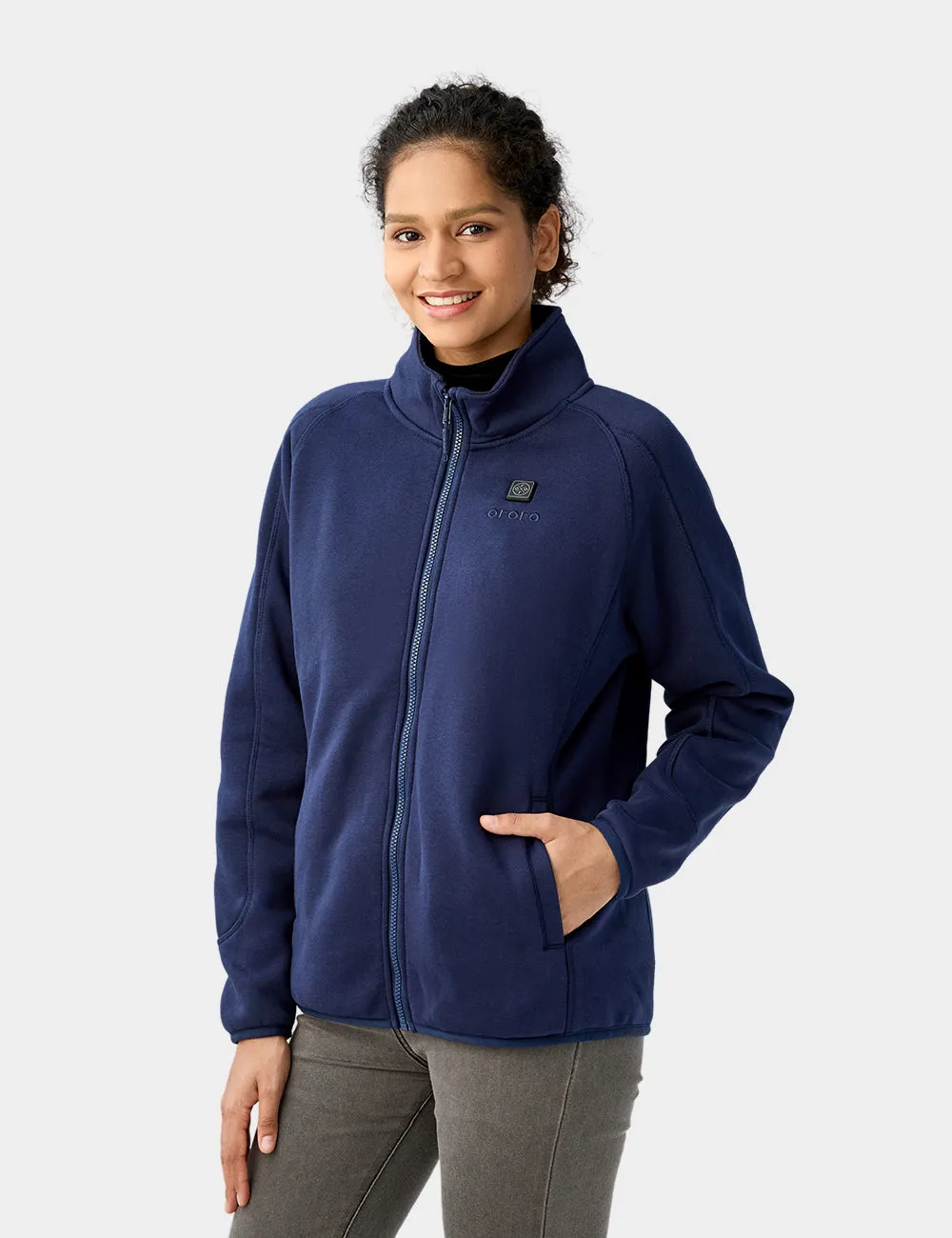 Women's Heated Full-Zip Fleece Jacket - New Colours