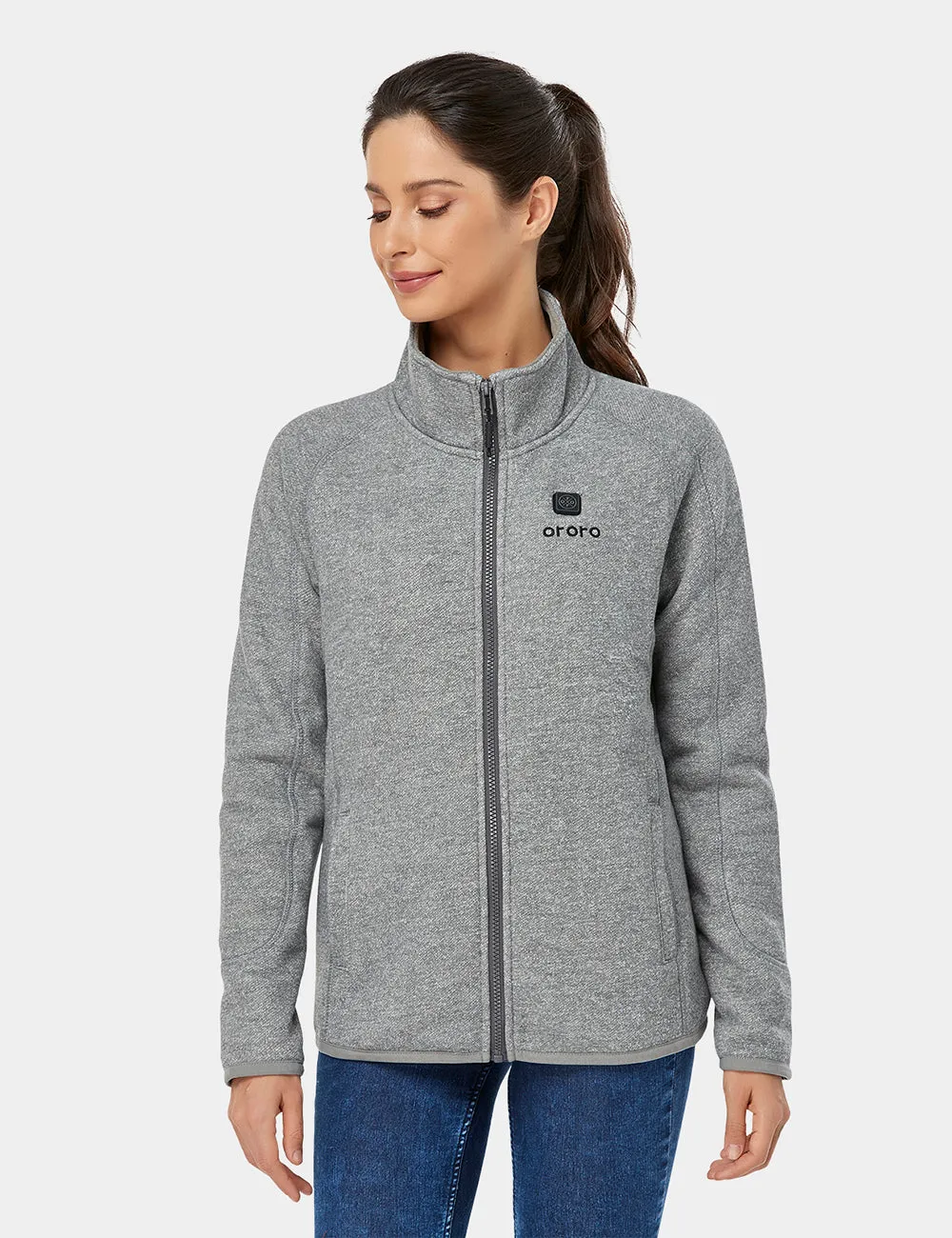 Women's Heated Full-Zip Fleece Jacket - New Colours