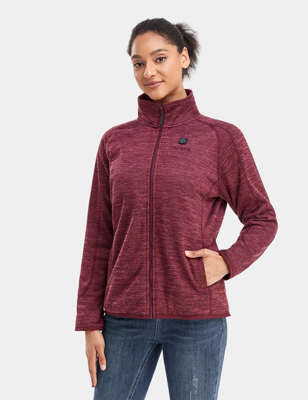 Women's Heated Full-Zip Fleece Jacket - New Colours