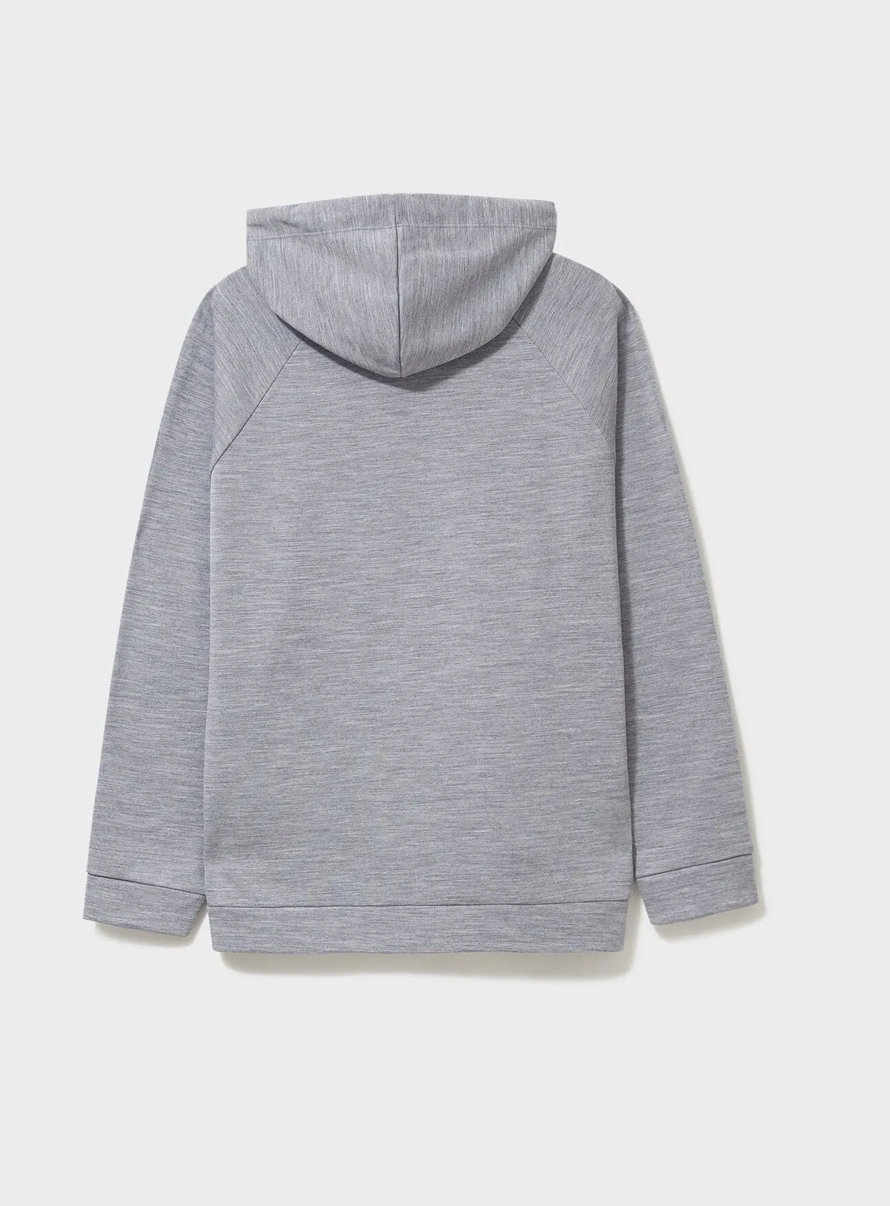 ZQ Merino Fleece Backed Silver Modern Hoodie